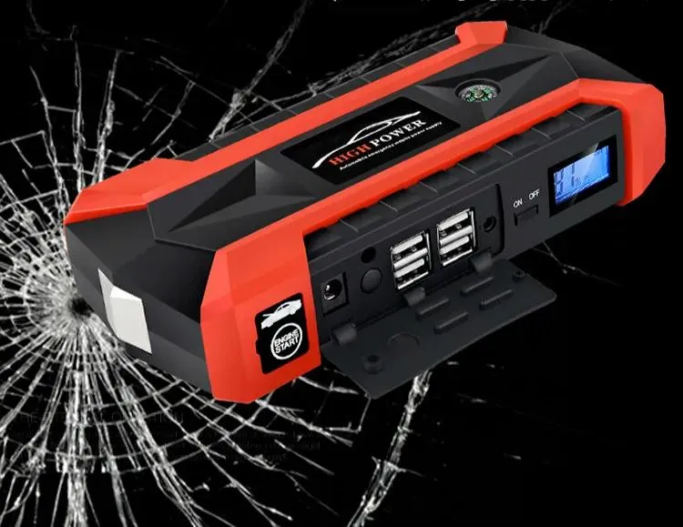 Carregadores 80000mAh 12V Pacote Carro Jump Starter Carregador de Emergência Booster Power Bank Bateria 1000A 6L Gasolina 4L Diesel335K