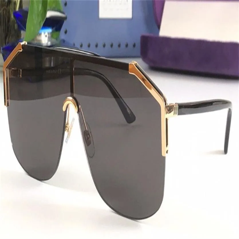 Nowe okulary przeciwsłoneczne projektowania mody Gogle 0291 Bezprzemiane ozdobne okulary UV400 Ochrona Obiektywna Najwyższa jakość proste okulary na zewnątrz 277n
