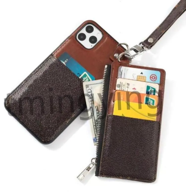 iPhone 14 Pro Max 13 12 11 XS XR X 8 7 Plus Wallet Case Card Holder Cover Coin Purse 1389663の豪華なデザイナーの花電話ケース