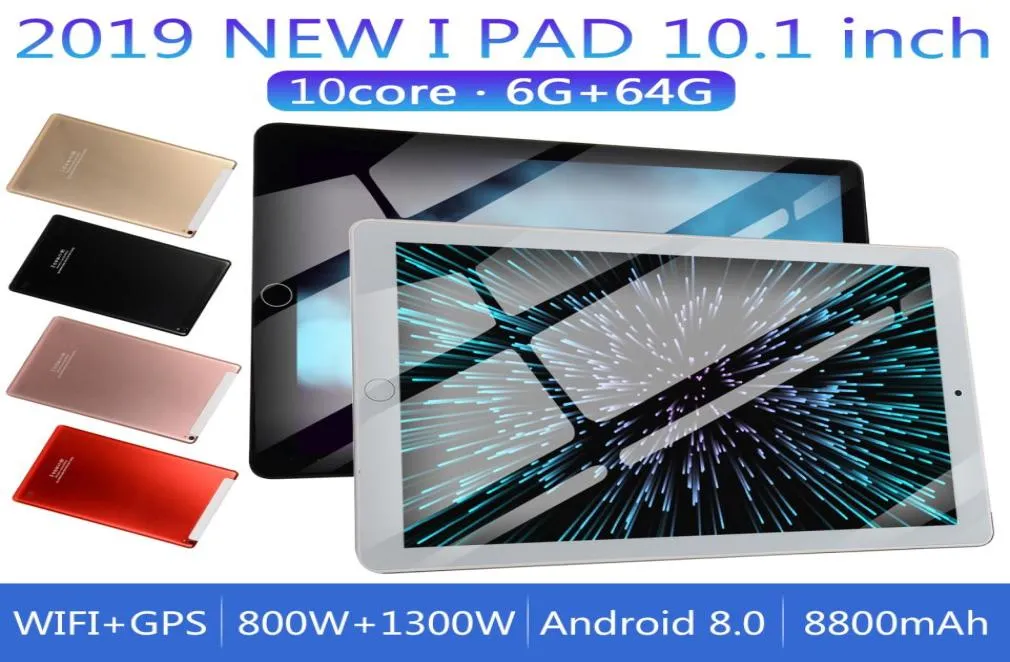 2021 안드로이드 태블릿 PC 3G WCDMA 1280800 101 인치 IPS 디스플레이 MTK6797 20MP 카메라 6G 64G 4000MAH GPS FM WIFI BLUETOOTH7814119