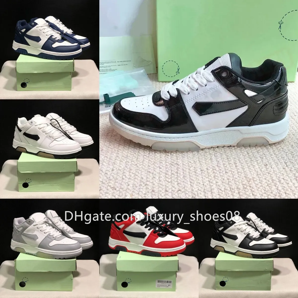 Offes Designer Out Of Office Sneakers Casual Shoes Mens Womens White Black Luxury Brand Loafers Low Top Platform Rubber Sole OOO Sneaker Outdoor Shoe Plate-forme 36-45