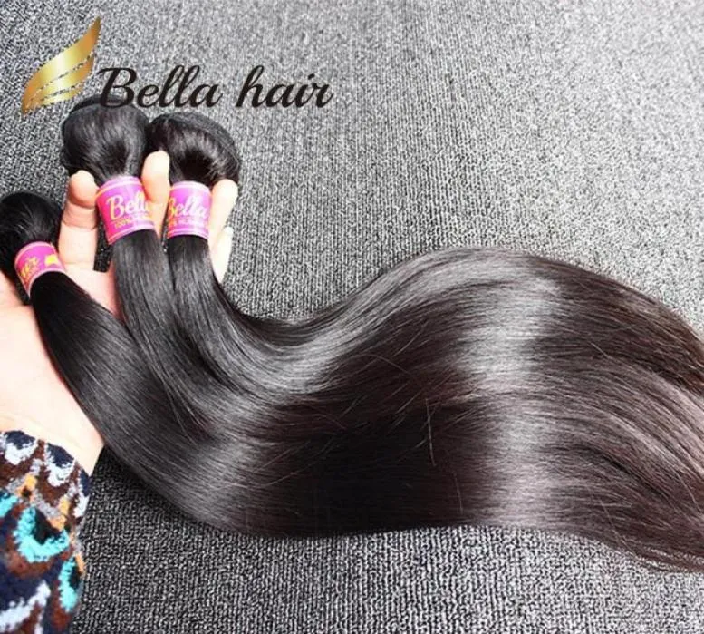 Straight Peruvian Virgin Hair Weft 1 Bundle 8a Natural Black Obearbetat Remy Human Hair Extensions Tiktok Selling7452035