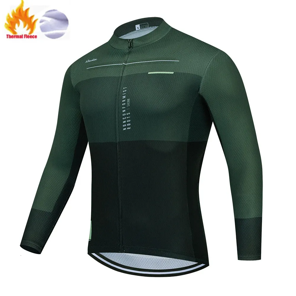 Männer Winter Jacken Team Raudax Winter Radfahren Kleidung Langarm Radfahren Trikots Ropa Ciclismo Triathlon Radfahren Kits240102