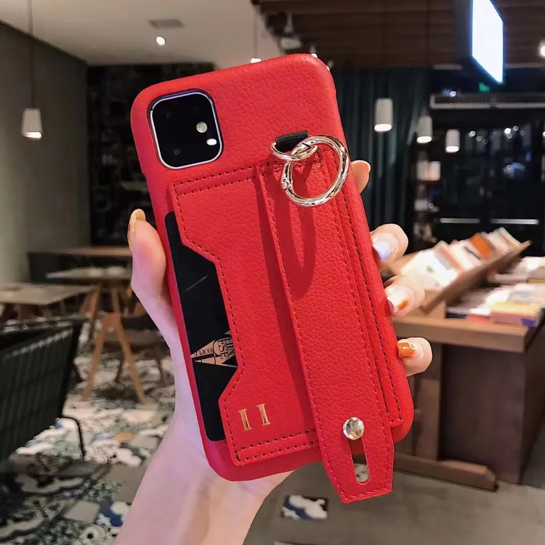 Beautiful iPhone Phone Cases 15 14 Pro Max HH Leather Card Slot Phone Case 18 17 16 15pro 14pro 13pro 12pro 11pro 13 12 11 X Xs Xr Plus Case with Logo Box Man Woman