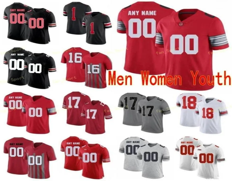 Maglie universitarie Ohio State Buckeyes 9 Johnny Utah 32 Jack Tatum 36 Chris Spielman 33 Master gue III 97 Nick Bosa Calcio personalizzato cucito9546625