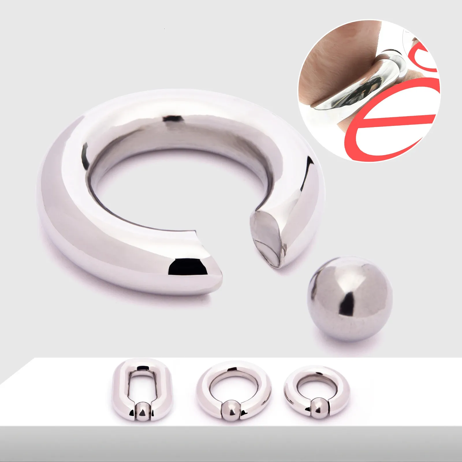 Male Heavy Ball Stretcher Weight Stainless Steel Scrotum Pendant Metal Penis Ring Trainer BDSM CBT Sex Toy from Dhgate Adult Toys - price 44.67 Male Heavy Ball Stretcher Weight Stainless Steel Scrotum Pendant Metal Penis Ring Trainer BDSM CBT Sex Toy from Dhgate Adult Toys - price 44.67