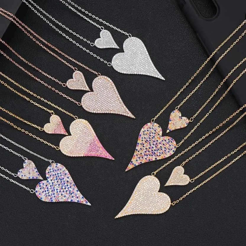 Moederdag Cadeau Trendy Sierlijke Initial Chokers Ketting Gepersonaliseerde Hart Stapelbare Kettingen voor vrouwen vriendin Vrouw gif183k