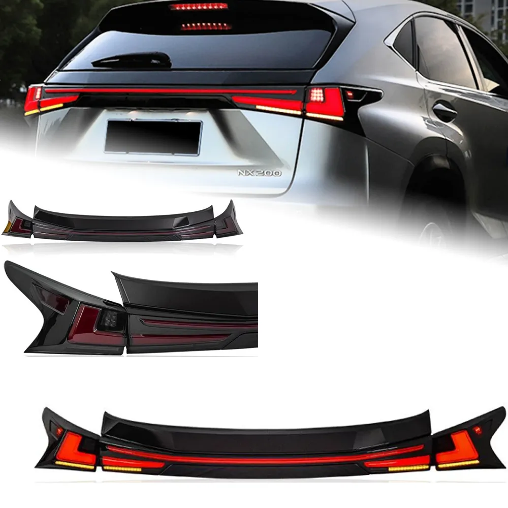 Deliciousticker Smoke Vinyl Headlight Side Marker Decals – Fits Lexus NX 2015-2021