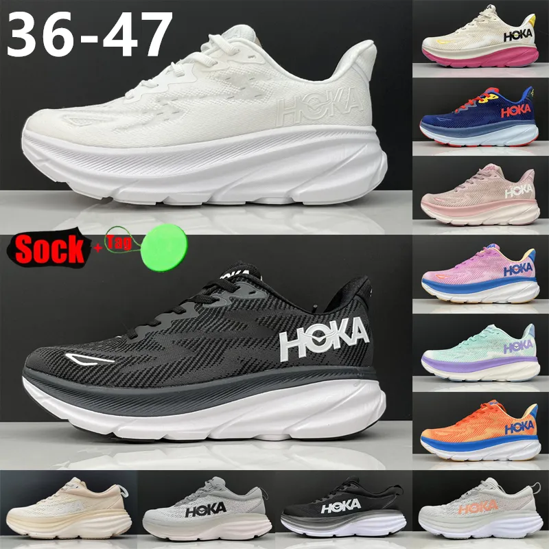 Hoka Size 13 Hokas Running Shoes Bondi 8 Clifton 9 Womens Mens Carbon X 2  Athletic Sneakers Shock Absorbing Road Fashion Designer Hoka Trail Trainers  36 47 From 21,25 €