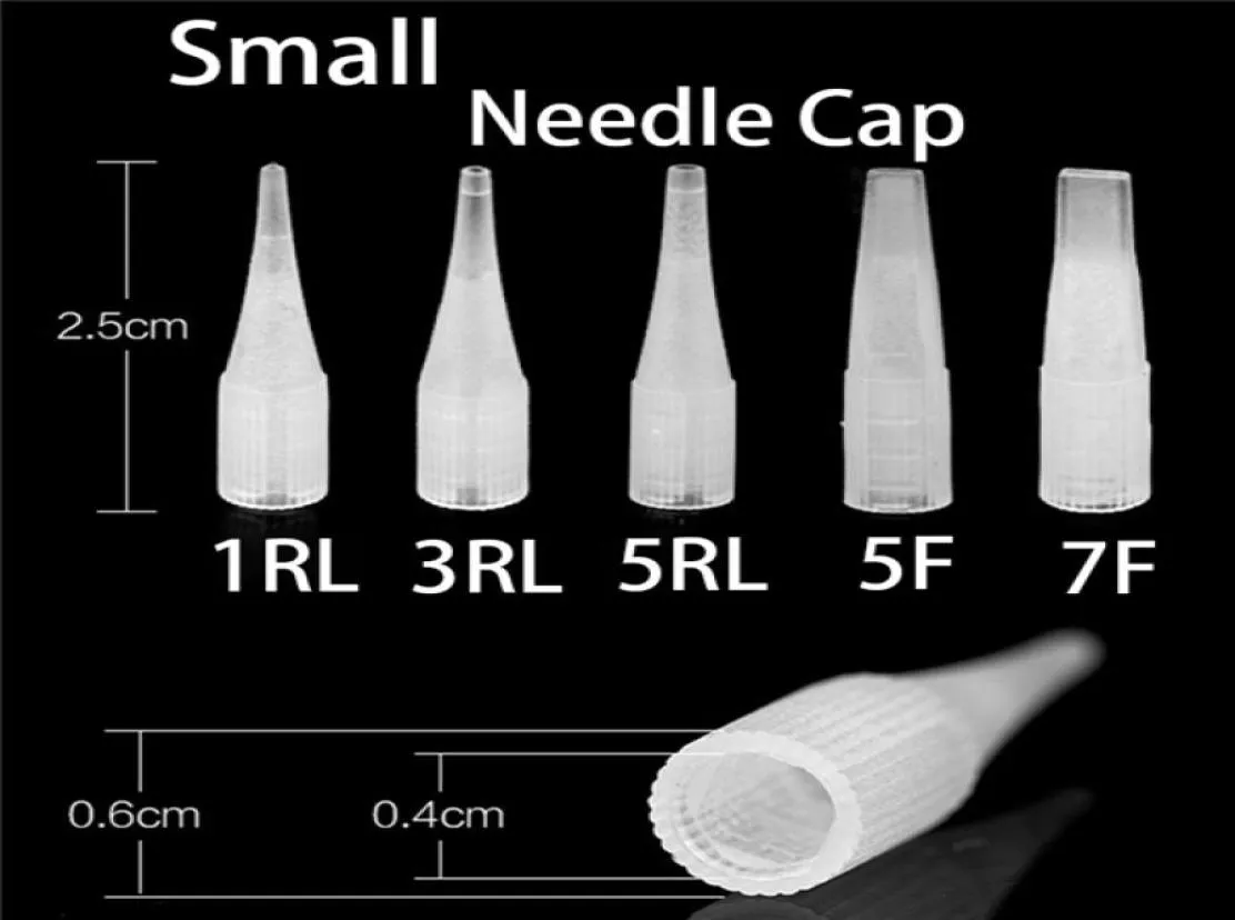 100 Pz Trucco Permanente Sopracciglio Labbra Punta Ago Del Tatuaggio Caps Ugello Per Sole Gigante sole G8650 G9740 Macchina 135RL9869156