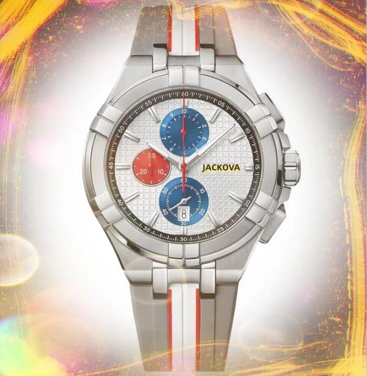 Мужские полнофункциональные часы в стиле хип-хоп Iced Out, роскошные модные кварцевые часы с резиновой лентой, автоматический набор даты, шнековые крутые наручные часы для жителей, подарки
