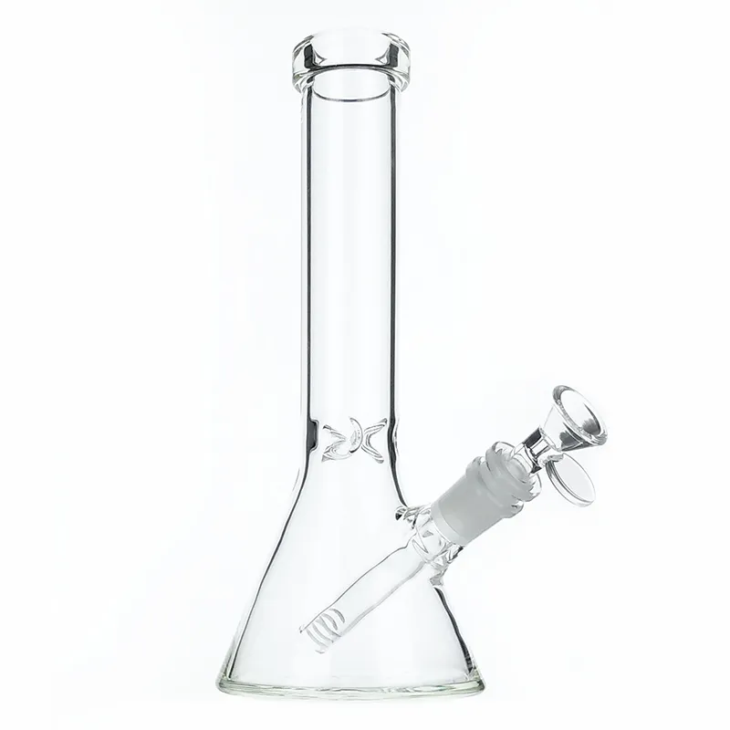 bong glass water pipes beaker bongs 10'' clear scientific 5mm thickness Heavy Duty hand blown glass bong pipes