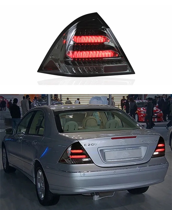 LED-bakljus för Benz W203 Turn Signal Light 2000-2006 Bakre Running Brake Reverse Lamp Car Accessories