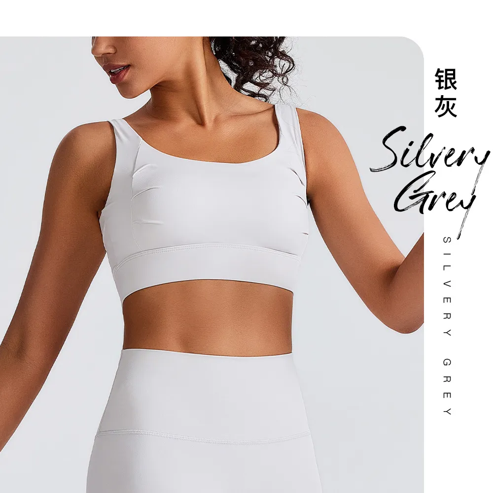 Lu Sports Sous Vetements Femelle Poitrine Fixe Avec Soutien Gorge De Boucle Du 14 17 DHgate