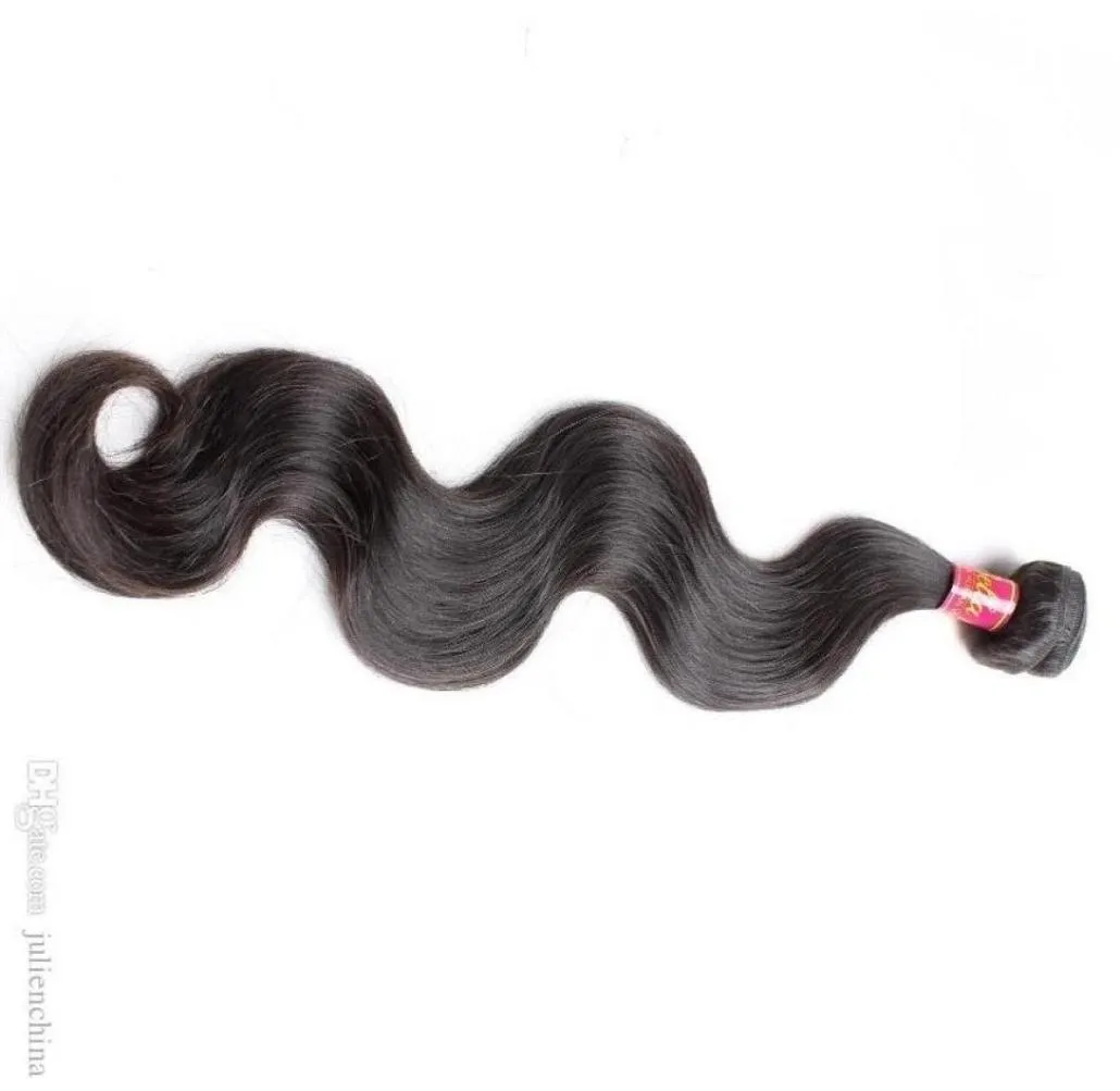 Indian Virgin Human Hair Weave 830 Inch Extensions Bunds Natural Color Body Wave1830710