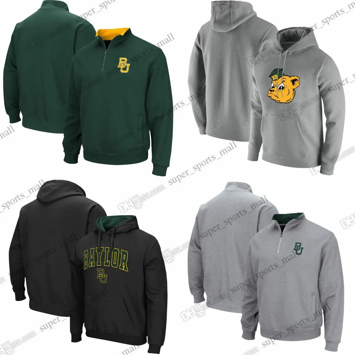 Fai da te S-6XL Personalizzato Colosseo Baylor Bears Pullover College Football Felpe con cappuccio Gerry Bohanon Trestan Ebner William Bradley-re Walton Andrew Billings Felpa con cappuccio cucita