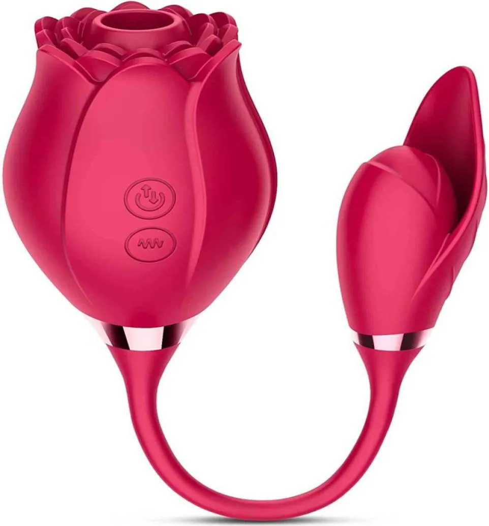 Rose jouet Sextoy clitoridien g Spot vibrateur sucer femmes rechargeable6337247