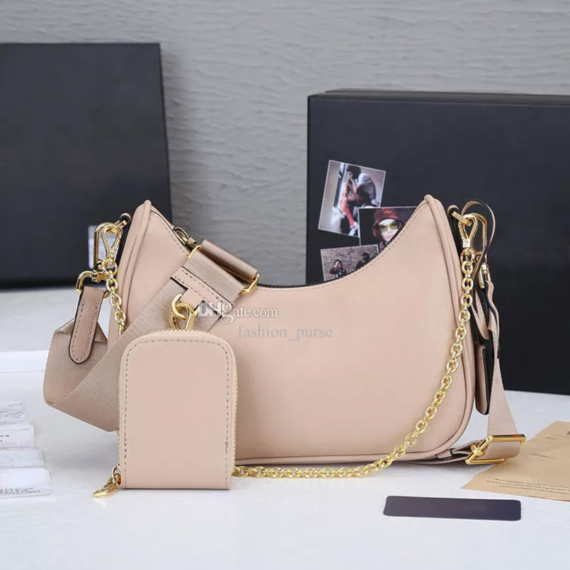 Luxury Designer Leather Crescent Shoulder Bag Classic Brands Totes Top Handbags Purses And Hobo High Fashion Nylon Leather For Women 1bh204 From Cxt19970603 62.38 DHgate.Com