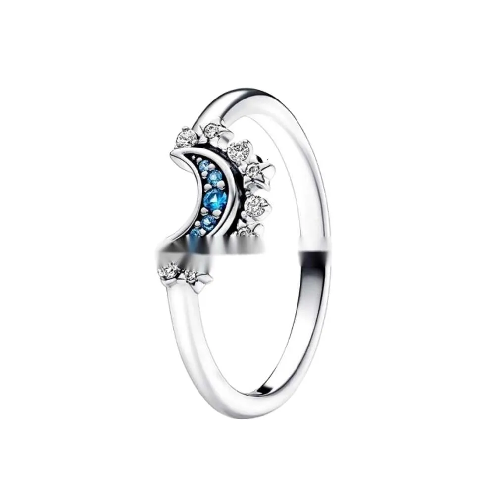 Pandoras – bague de créateur pour femmes, bijoux de qualité originale, bague en argent, nouvelle mode, bague de lune brillante