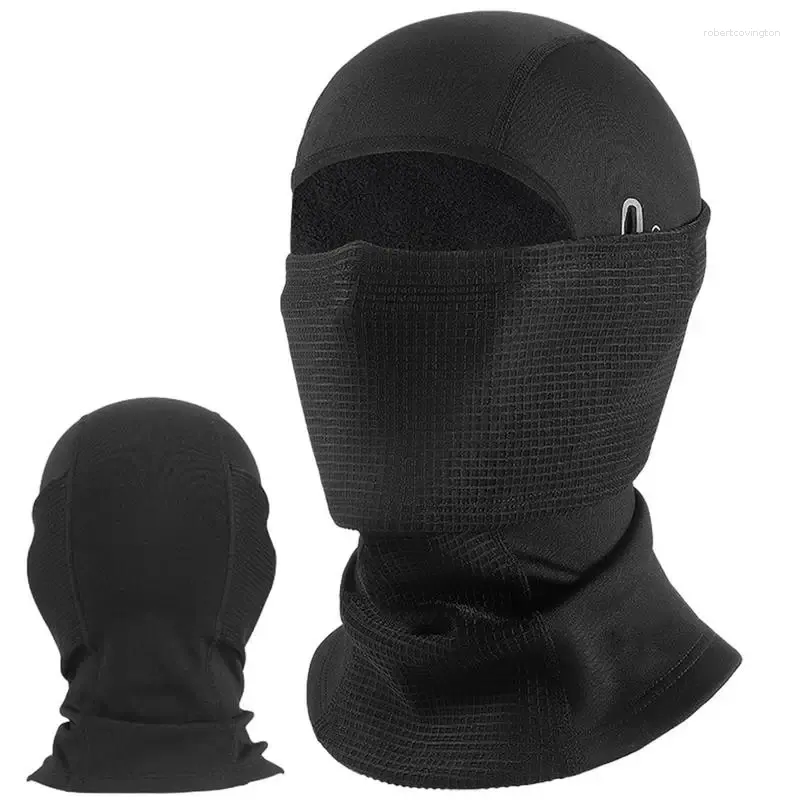 Cykelmössor Vinterfleece hatt full ansiktsmask unisex vindtät sport halsduk Balaclavas skidcykel motorcykel rinnande nack varmare