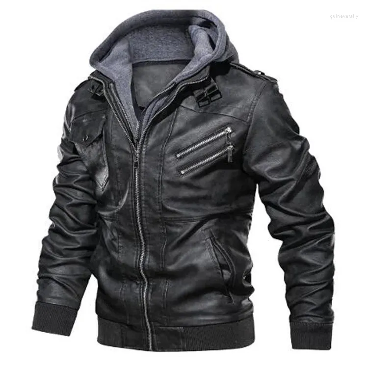 Herenjassen 2024 Jas Jas Lederen Hoodies Winter Herfst Kleding Biker Motorfiets Varsity Baseball Verkopende Producten