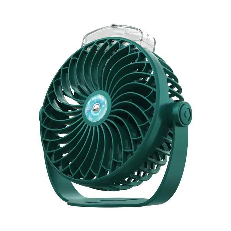 Humidifiers New in Humidifier Spray Fan Portable Air Cooler Rotation Air Humidifier USB Desktop Cooling Fan For Summer Home Appliance