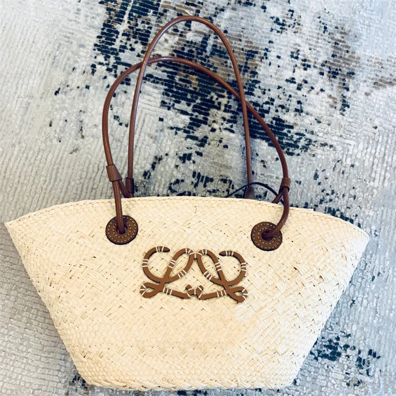 Luxury Raffia Tote Bag: Large Woven Straw Beach Bag, Designer