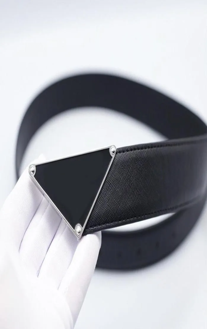 Cintura di design per uomo in pelle di lusso Cinture da donna classica alla moda moda fibbia formale ornamento di stoffa cintura larga nera unis1646540