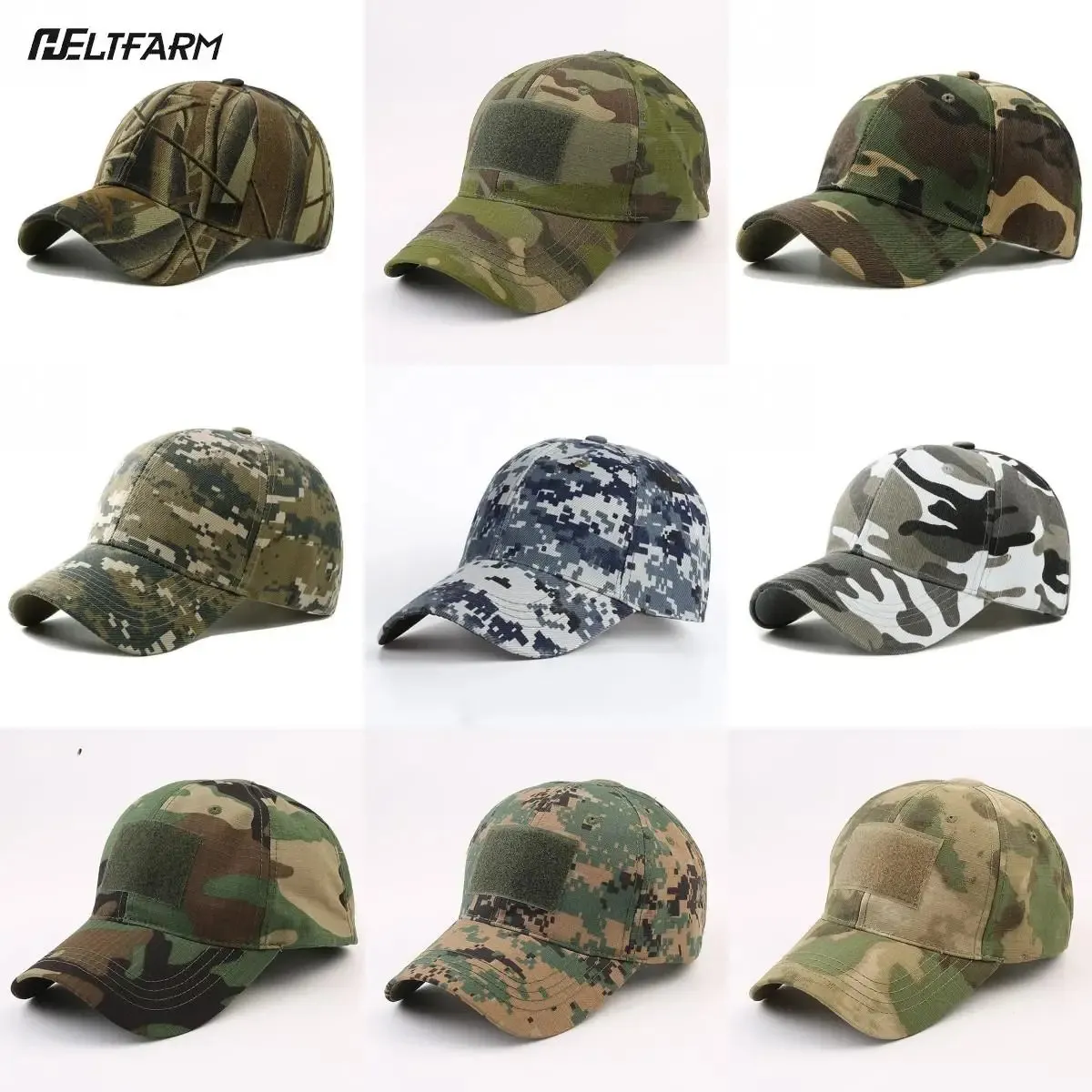 Boné de beisebol ajustável tático verão protetor solar chapéu camuflagem militar do exército camo airsoft caça acampamento caminhadas pesca bonés 231229