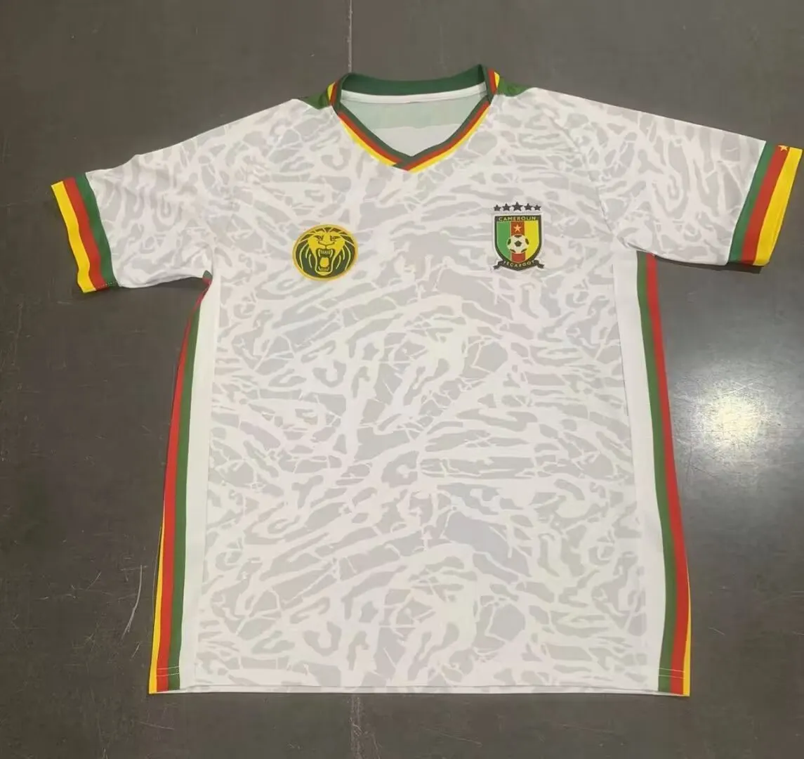 New + Retro 2026 Cameroon Soccer Jerseys ANGUISSA From