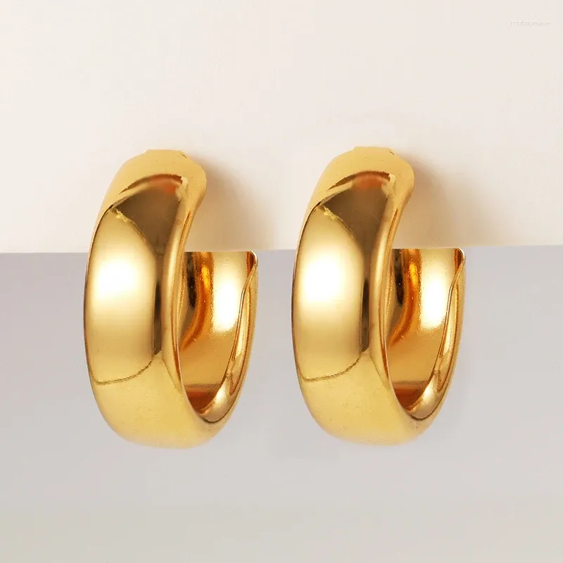 Ohrstecker Trend Übertrieben Große Wassertropfen Metall Für Frauen Retro Gold Farbe Glatte Klobige Party Schmuck Geschenke