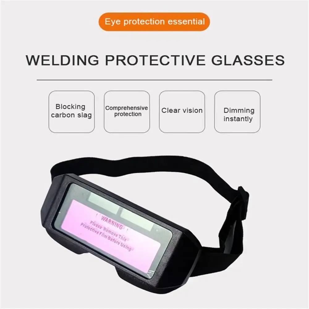 Óculos de soldagem com escurecimento automático, mudança de luz, escurecimento automático, proteção anti-olhos, óculos para máscaras de soldagem, acessórios de óculos