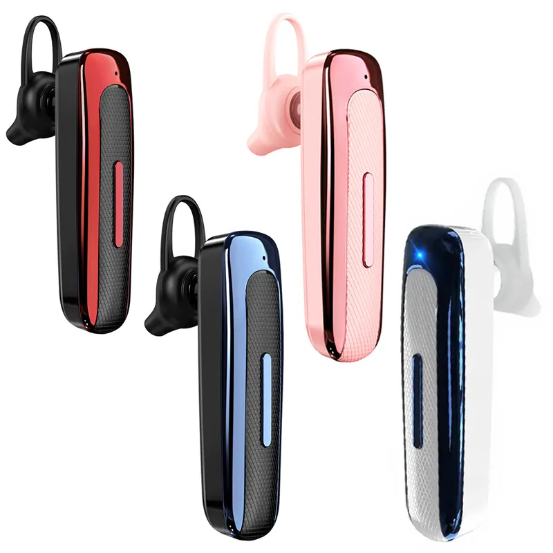 E1 Earphone Bluetooth 5.0 Business Wireless Headphones Ear Hook Hi-Fi Stereo Headset Hands Free Sports Protects مع MIC