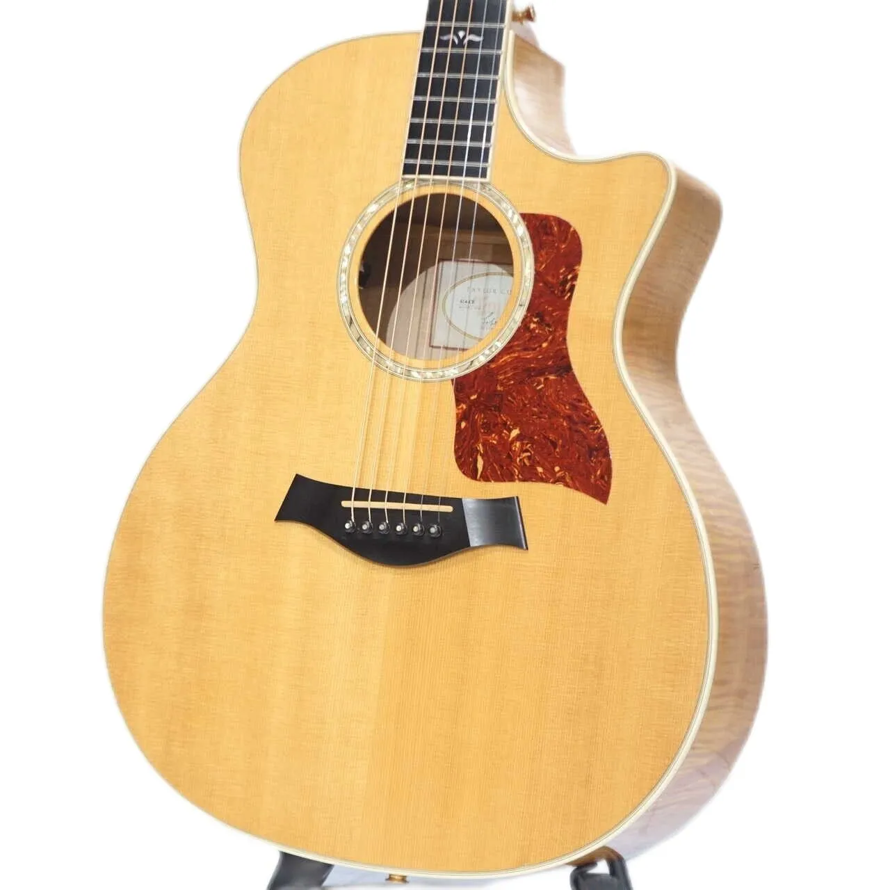 614ce '02 Série 600 Guitare acoustique à grain de bois naturel