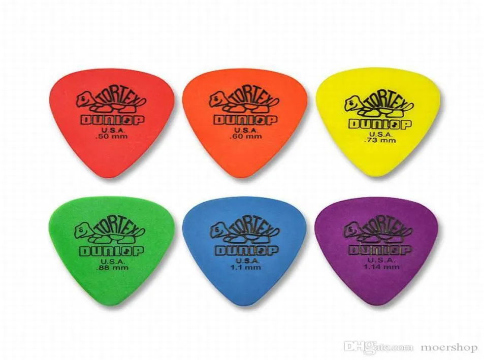 Akustisk elektrisk gitarrbas Dunlop Guitar Picks Tortex Pick Standard Classic Mediator Ukulele Pick Musical Instrument6186663