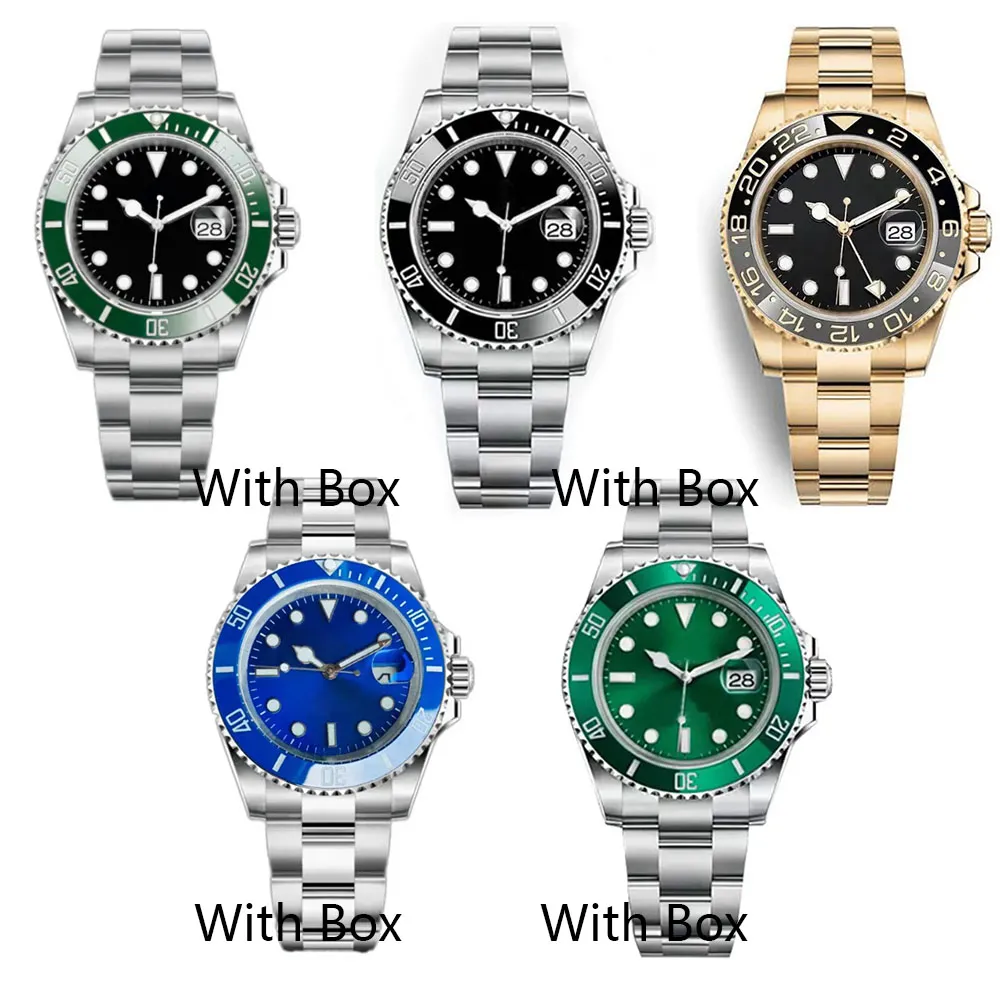 W1_shop Men's watch Automatic Mechanical Ceramics Men's watches 41mm Full Stainless Steel Swimming Wristwatches Sapphire Luminous Watch U Factory Montre