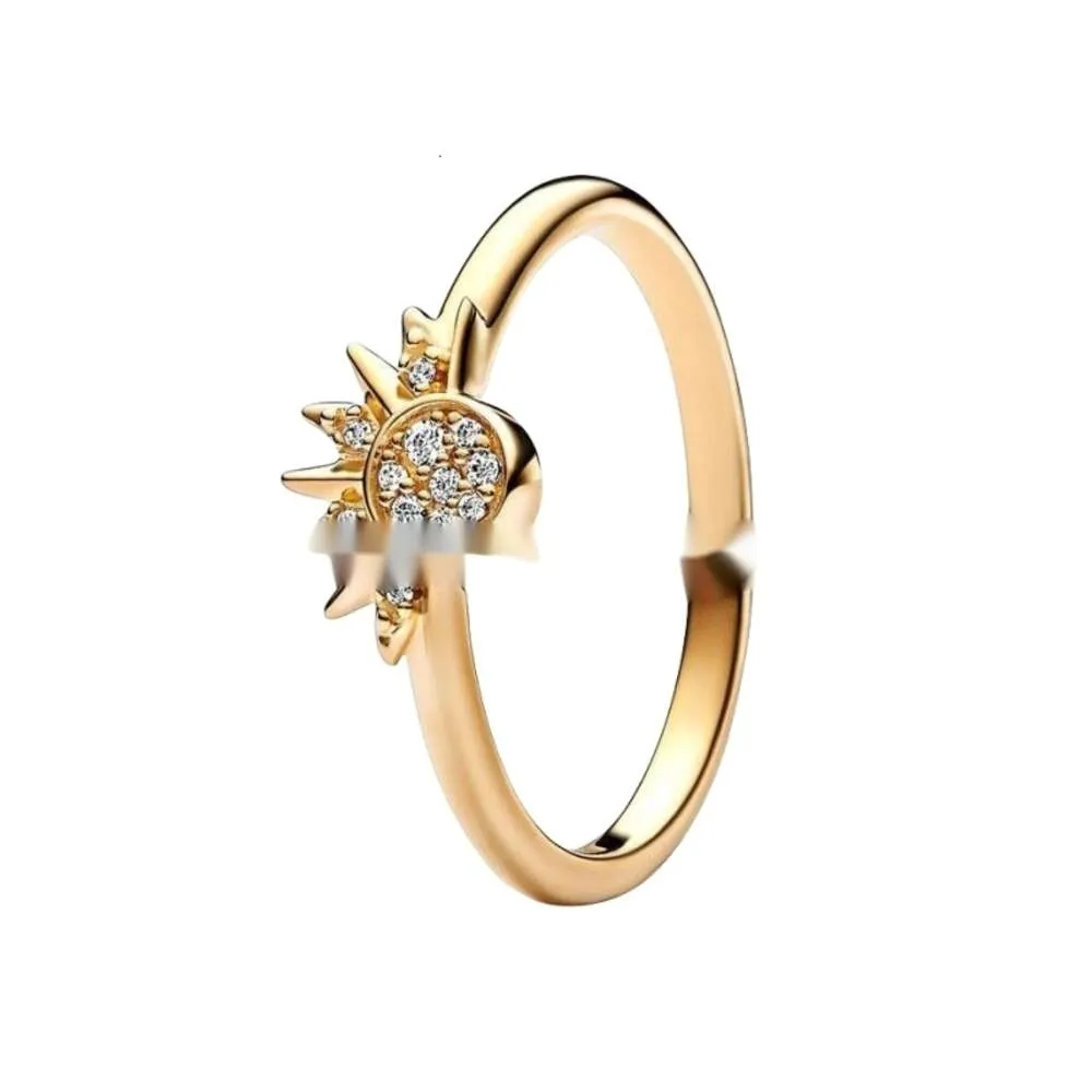 Pandoras Ring Designer Biżuteria dla kobiet Oryginalna wysokiej jakości pierścionki zespołu Silver New Fashion Womens Pierścień Silver Meteor Ring Prezent