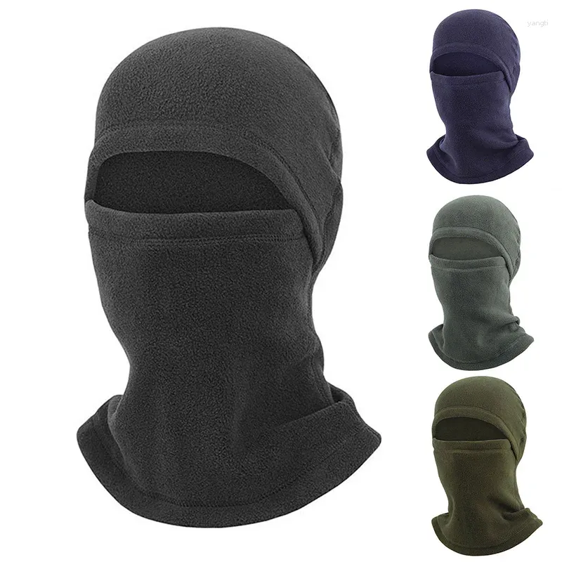 Berets inverno quente lã chapéu homens macio engrossar rosto cheio máscara capa cachecol balaclava ao ar livre ciclismo caminhadas esqui gorros térmicos boné