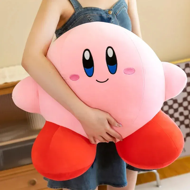 50 cm grande taille étoile Kirby dessin animé poupée peluche cadeau pour enfants peluches jouet anniversaire 231229