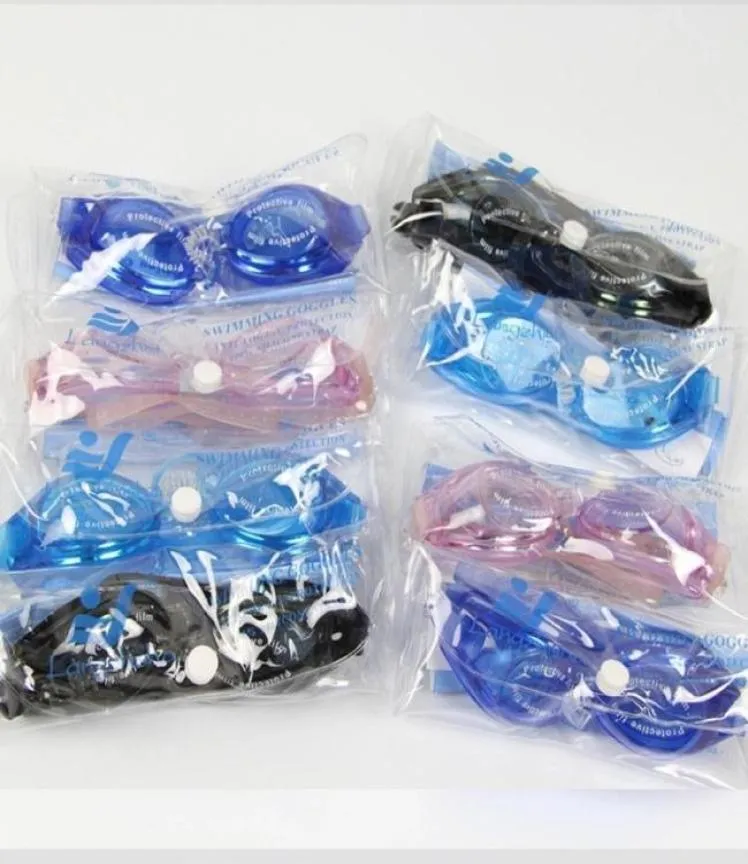 Occhialini da nuoto impermeabili antiappannamento per bambini per occhiali da sub con tappi per le orecchie Occhiali da nuoto in silicone 100 DHL6111780