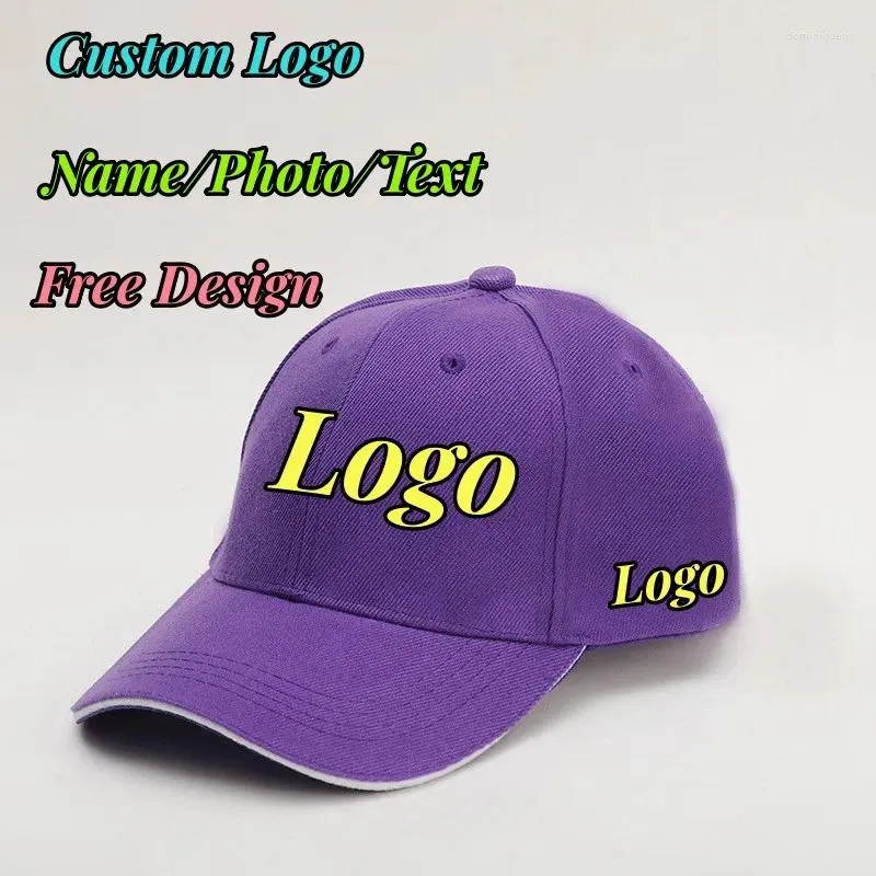 Casquettes de baseball unisexe papa chapeau avec logo casquette de baseball bricolage publicité personnalisée broderie promotionnelle ou impression sandwich couleur unie