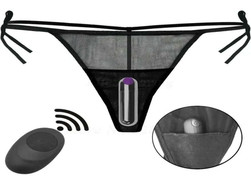 sexy Shop Super Forte Vibration Clitoris Gspot Stimulateur Sangle sur Sous-Vêtements Mini Vibrateurs pour Femmes Bullet Vibrant Culotte7494838