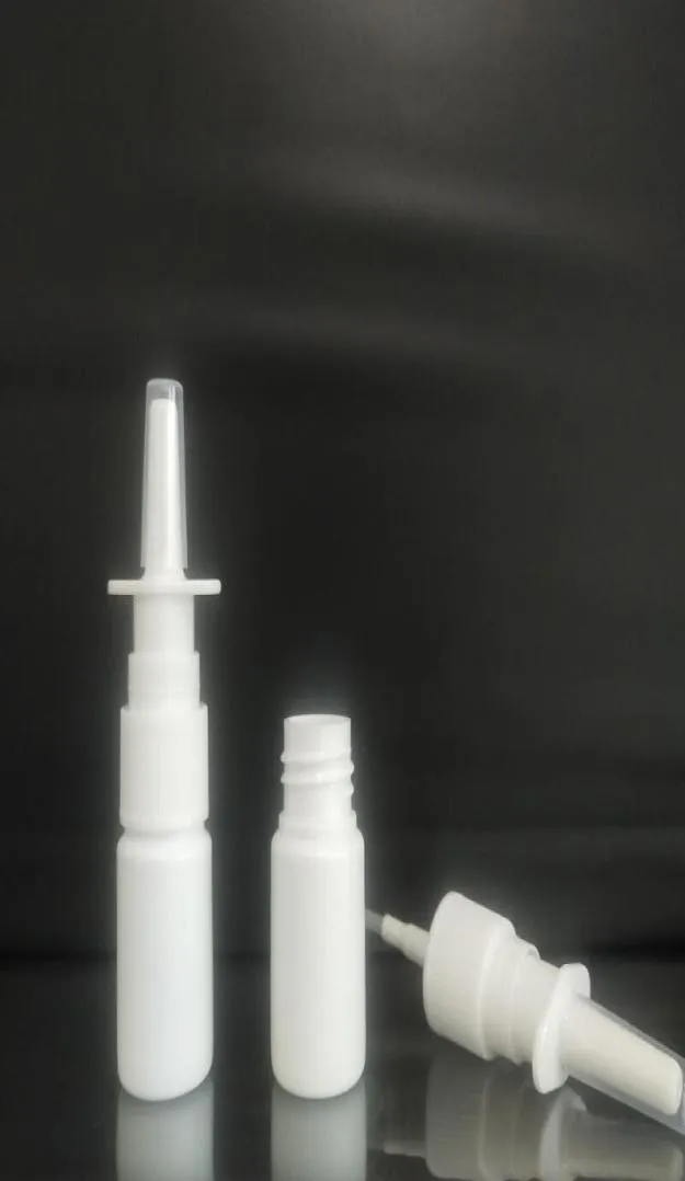 Flacone spray nasale in plastica vuota bianca da 1000 pezzi da 10 ml Contenitore nasale da 10 ml8480909