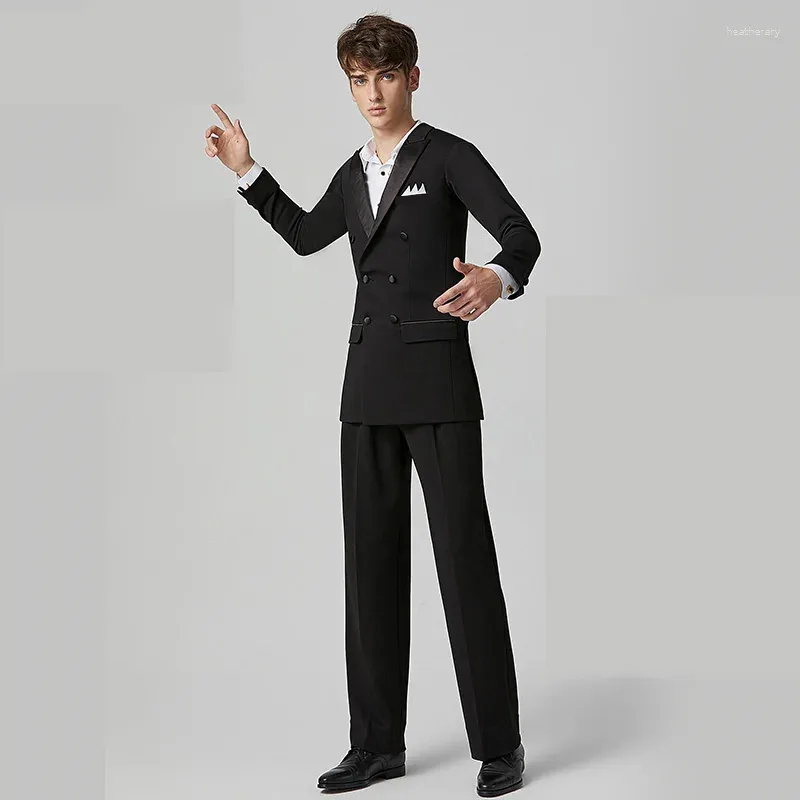 Сценическая одежда, индивидуальный мужской бальный костюм, международный стандартный танцевальный комплект