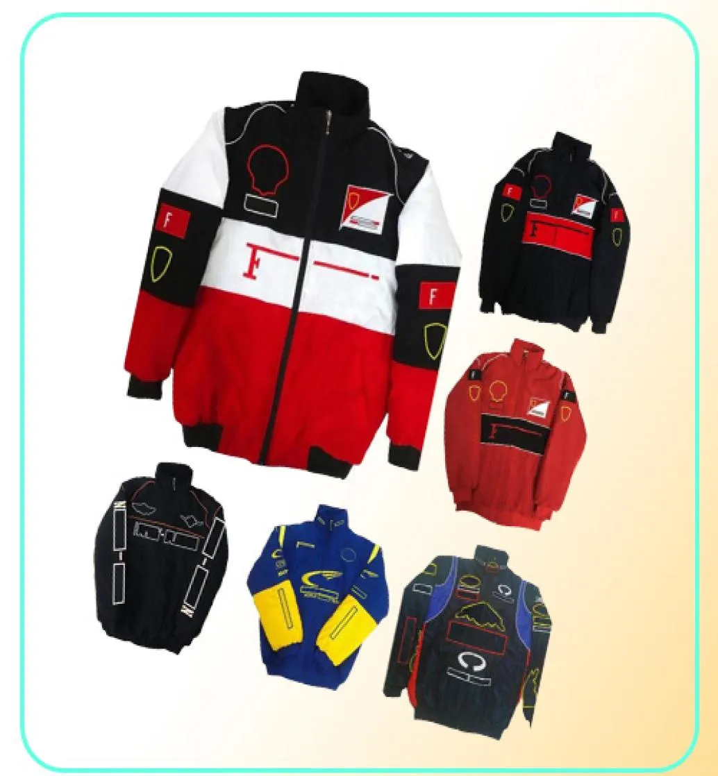 racing jacket winter car full embroidered logo cotton clothing spot 8127342