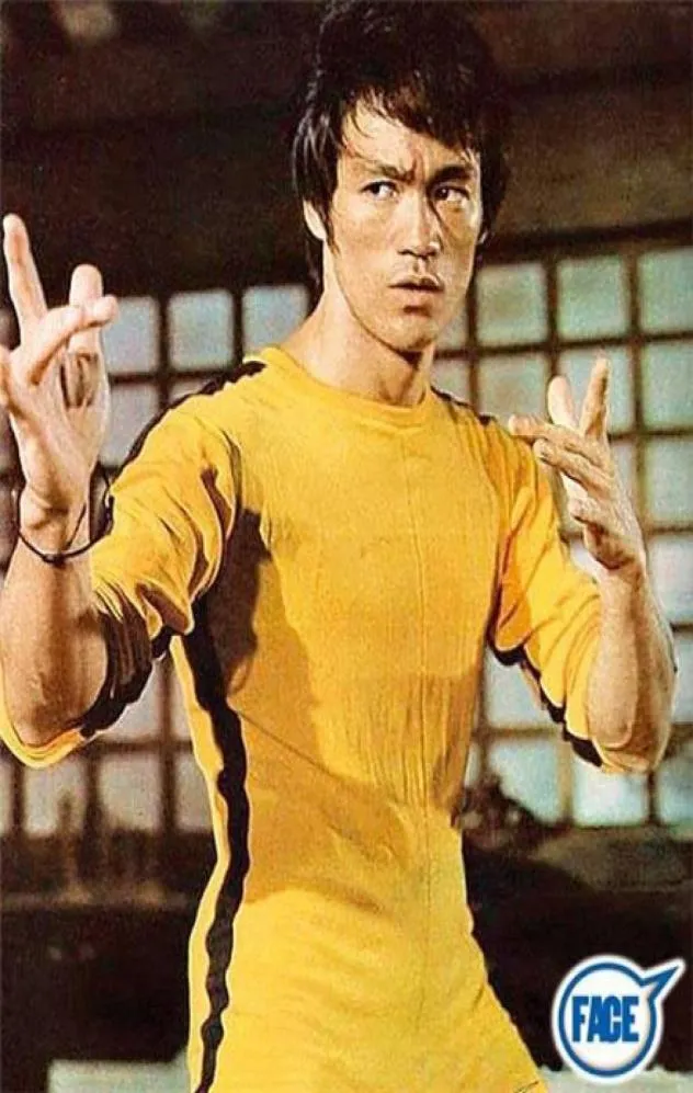 Nya Jeet Kune Do Game of Death Costume Jumpsuit Bruce Lee Classic Yellow Kung Fu Uniforms Cosplay JKD3628392