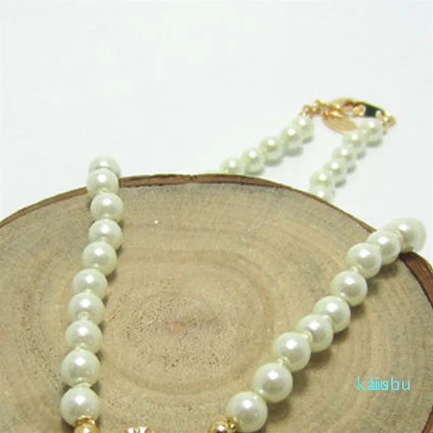 Collier planète chaîne de perles pour femmes, pendentif Satellite en strass, pour cadeau de fête, bijoux à la mode, haute qualité 289o