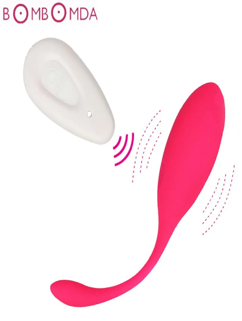 Giocattoli del sesso del vibratore dell'uovo per le donne Telecomando senza fili Palline di Kegel Mutandine vibranti Indossabile vibratore del vibratore Stimolatore del clitoride Y1912906383