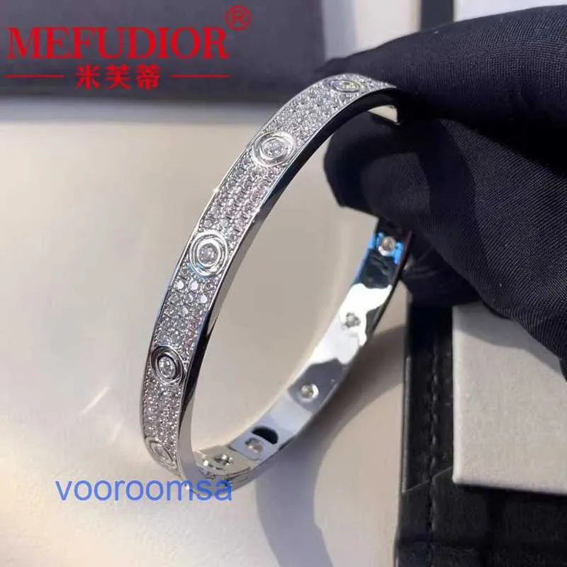 Topkwaliteit luxe ontwerpers armband autobanden dames bedel S925 sterling zilver set met klassieke steenstijl brede editie volledig met originele doos