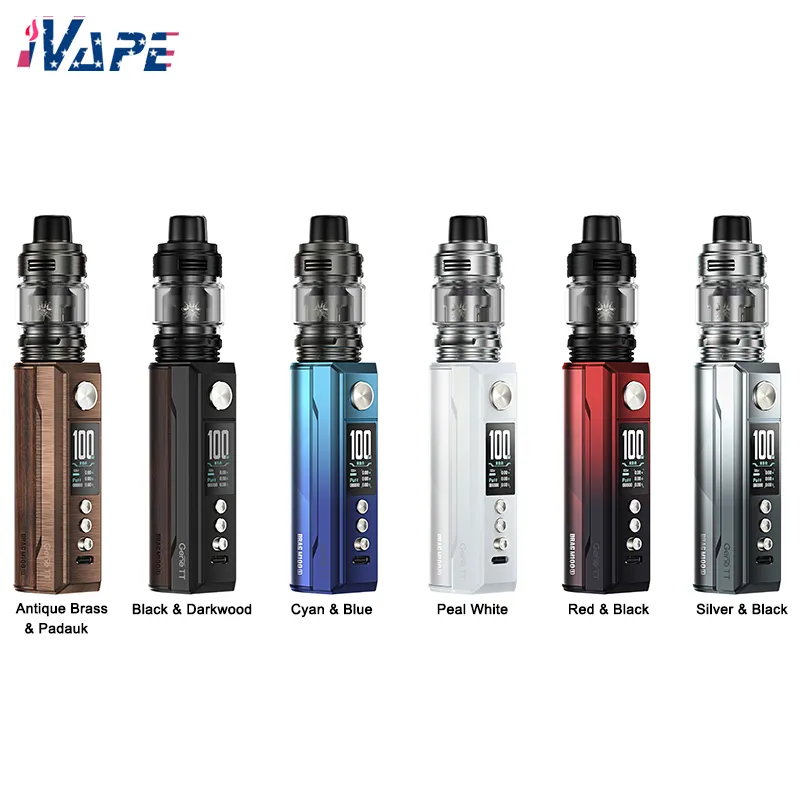 VOOPOO DRAG M100S KIT 100Wシングル18650/21700バッテリー5.5ml UFORCE-LタンクPNPコイル互換性gene.tt 2.0チップ